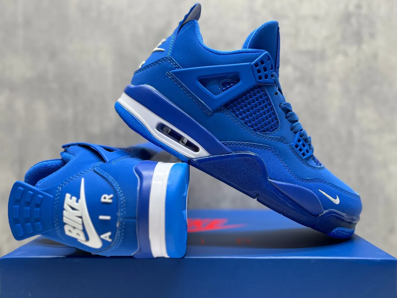 Nike Air Jordan 4 Royal Blue Basketball Shoes 5
