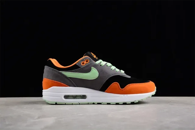 Nike Air Max 1 Orange Gray Mint Green Lifestyle Sneakers 11