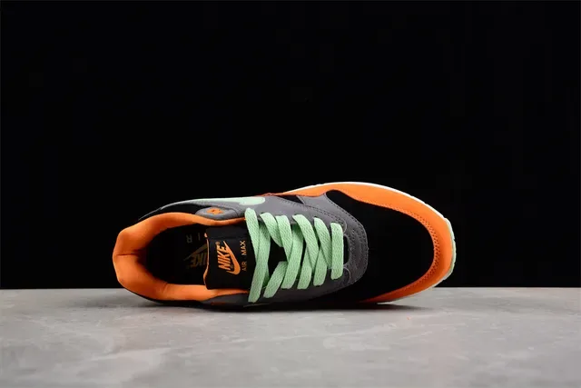 Nike Air Max 1 Orange Gray Mint Green Lifestyle Sneakers 12