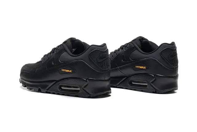 Nike Air Max 90 Black Gold Lifestyle Sneakers 3
