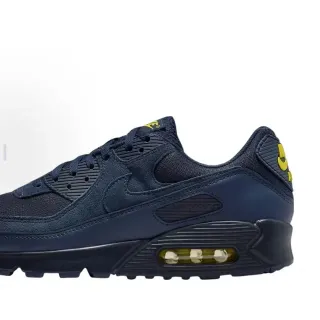 Nike Air Max 90 Navy and Yellow Lifestyle Sneakers