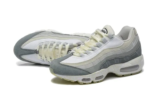 Nike Air Max 95 Off-White Gray Speckled Lifestyle Sneakers 5