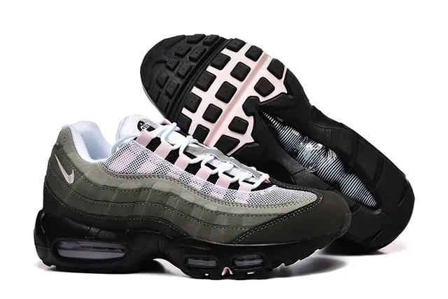 Nike Air Max 95 Olive Green and White Lifestyle Sneakers 23