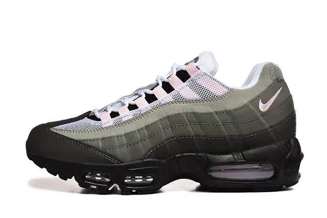 Nike Air Max 95 Olive Green and White Lifestyle Sneakers 24