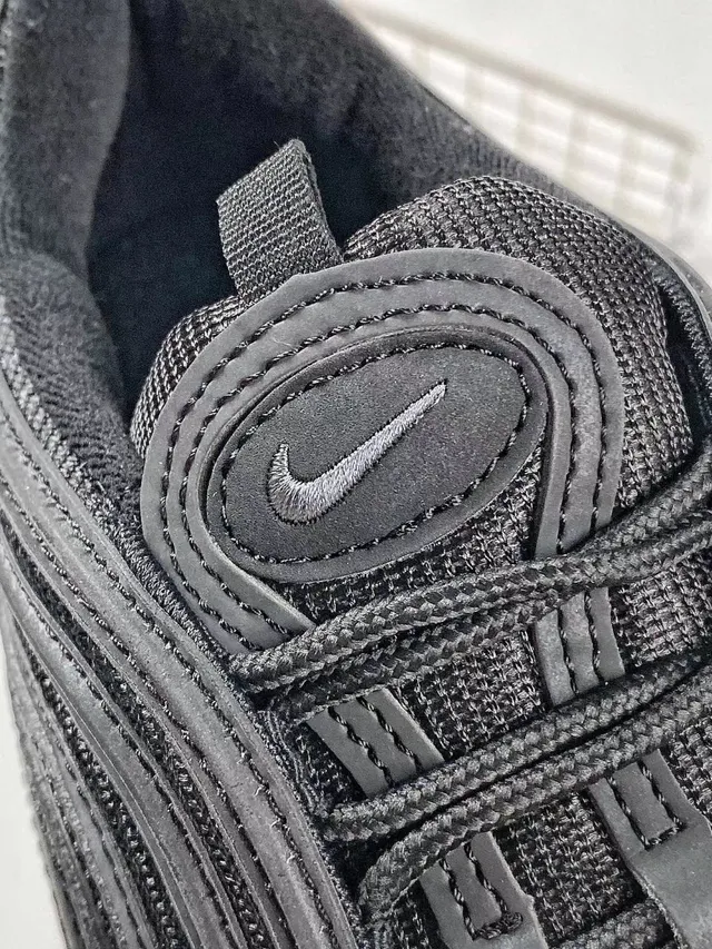 Nike Air Max 97 Black Metallic Swoosh Lifestyle Sneakers 3
