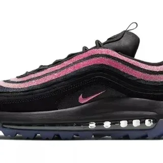 Nike Air Max 97 Black Pink Wave Lifestyle Sneakers