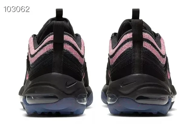 Nike Air Max 97 Black Pink Wave Lifestyle Sneakers 2