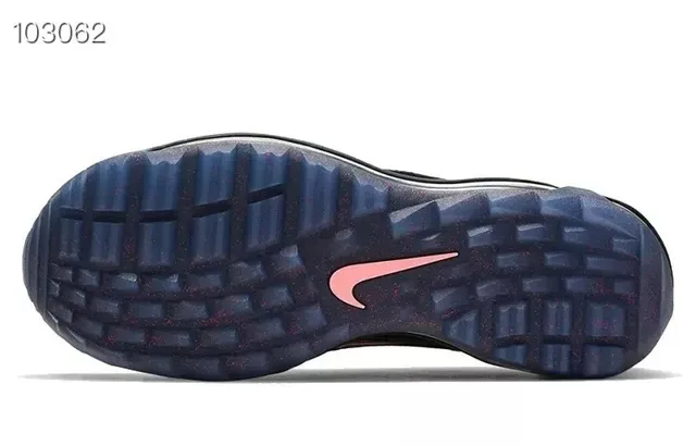 Nike Air Max 97 Black Pink Wave Lifestyle Sneakers 6