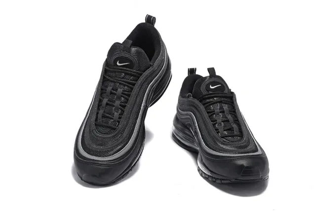 Nike Air Max 97 Tênis Lifestyle Preto e Prata 3