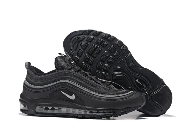 Nike Air Max 97 Tênis Lifestyle Preto e Prata 5