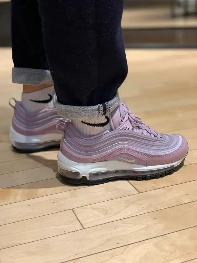 Nike Air Max 97 Lavender Iridescent Lifestyle Sneakers 3
