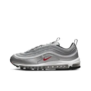 Nike Air Max 97 Prata Metálico Vermelho Tênis Lifestyle