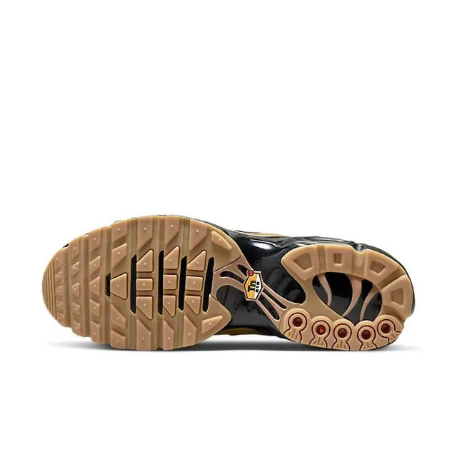 Nike Air Max Plus Beige and Black Lifestyle Sneakers 6