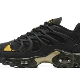 Nike Air Max Plus Black and Gold Lifestyle Sneakers