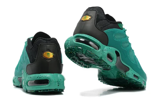 Nike Air Max Plus Teal Green Black Yellow Lifestyle Sneakers 2