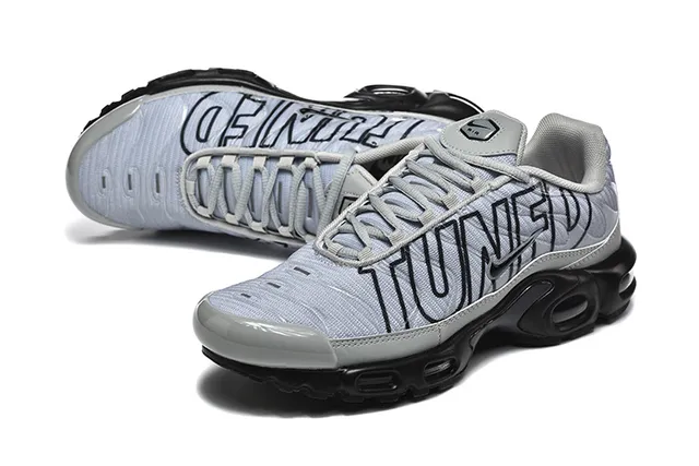 Nike Air Max Plus Tuned Gray Lifestyle Sneakers 4