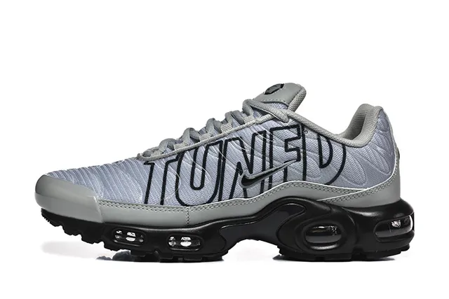 Nike Air Max Plus Tuned Gray Lifestyle Sneakers 5