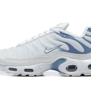 Nike Air Max Plus White and Light Blue Lifestyle Sneakers