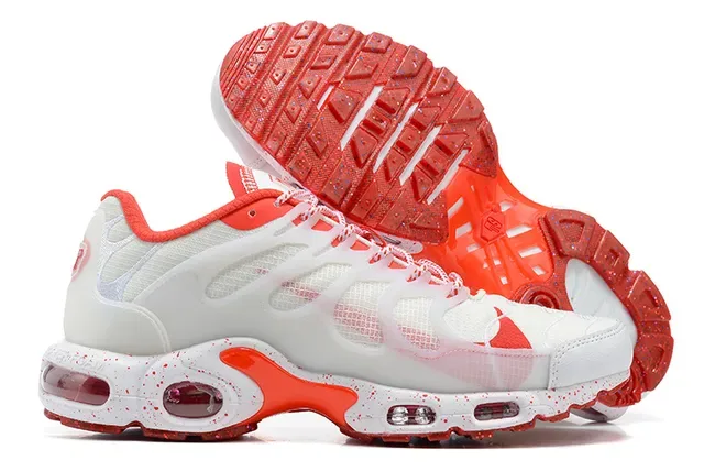 Nike Air Max Plus Blancs Orange Tacheté Lifestyle Sneakers 5