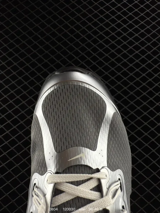 Nike Air Max Silver Black Full-Length Visible Unit Mesh And Synthetic Upper Lifestyle Sneakers 2