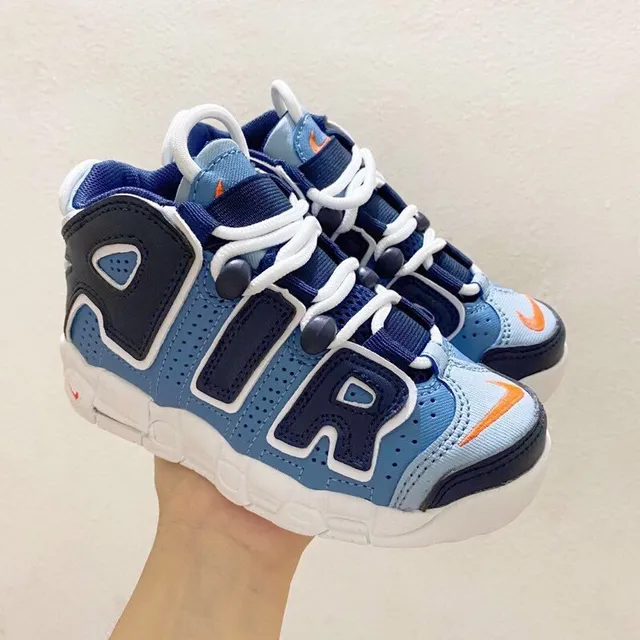 Nike Air More Uptempo Red White Black Basketball Shoes 11