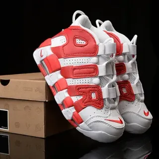 Nike Air More Uptempo 白红篮球鞋