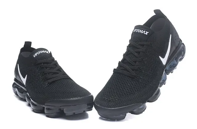 Nike Air VaporMax أحذية رياضية أسود وأبيض للأسلوب 4