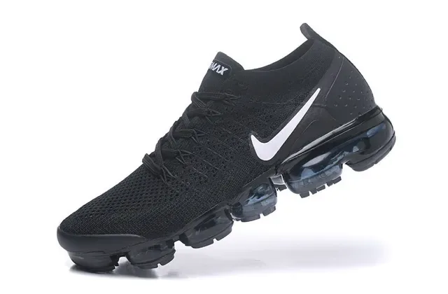 Nike Air VaporMax أحذية رياضية أسود وأبيض للأسلوب 5