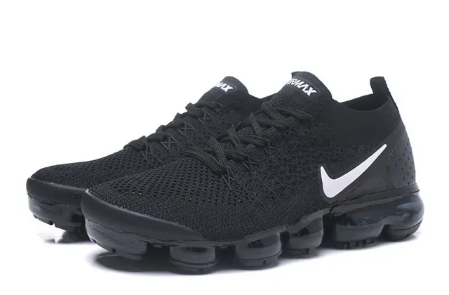Nike Air VaporMax أحذية رياضية أسود وأبيض للأسلوب 8