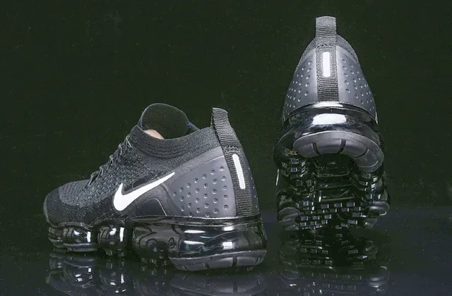 Nike Air VaporMax أحذية رياضية أسود وأبيض للأسلوب 13