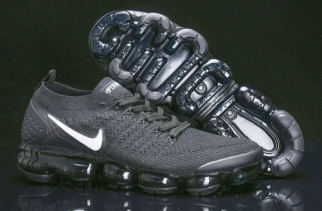 Nike Air VaporMax أحذية رياضية أسود وأبيض للأسلوب 16