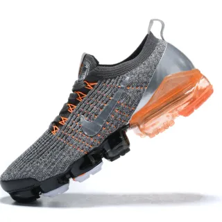 Nike Air VaporMax Gris Noir Orange Chaussures de running