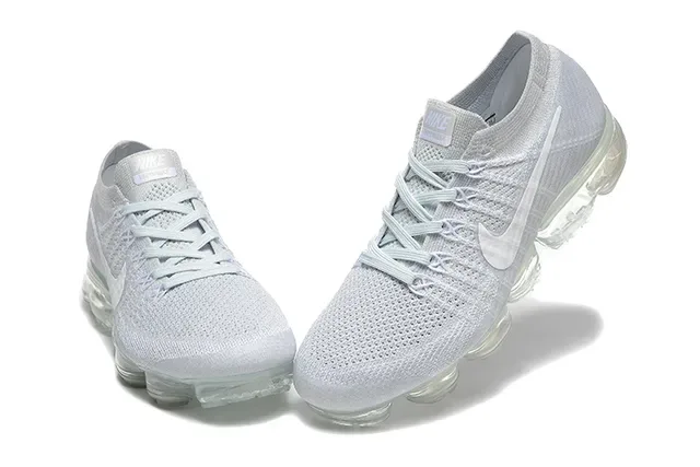 Nike Air VaporMax Gris Clair Flyknit Chaussures style de vie 3