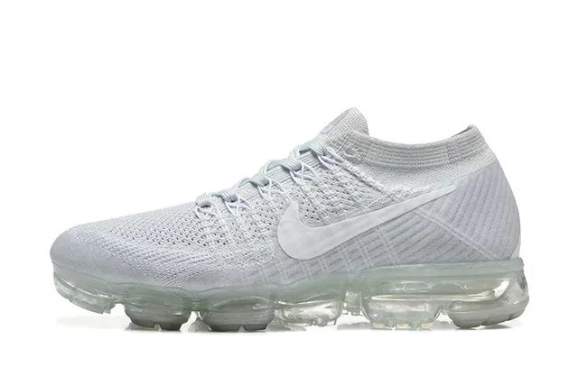 Nike Air VaporMax Gris Clair Flyknit Chaussures style de vie 4