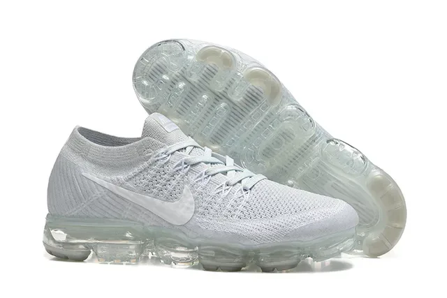 Nike Air VaporMax Gris Clair Flyknit Chaussures style de vie 6