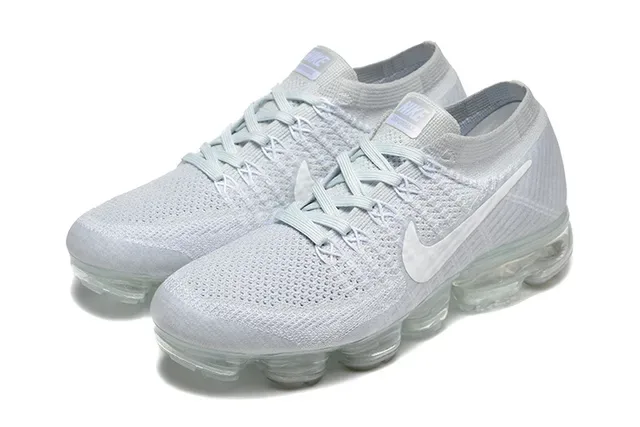 Nike Air VaporMax Gris Clair Flyknit Chaussures style de vie 7