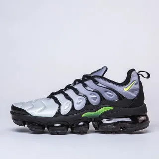 Nike Air VaporMax Plus Silver Black Neon Green Lifestyle Sneakers