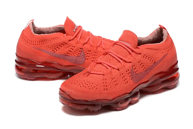 Nike Air VaporMax Red Flyknit Running Shoes 5