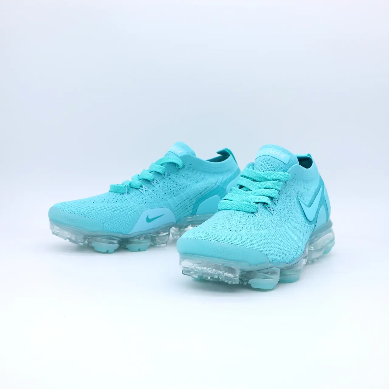 Nike Air VaporMax Turquoise Flyknit Running Shoes 2
