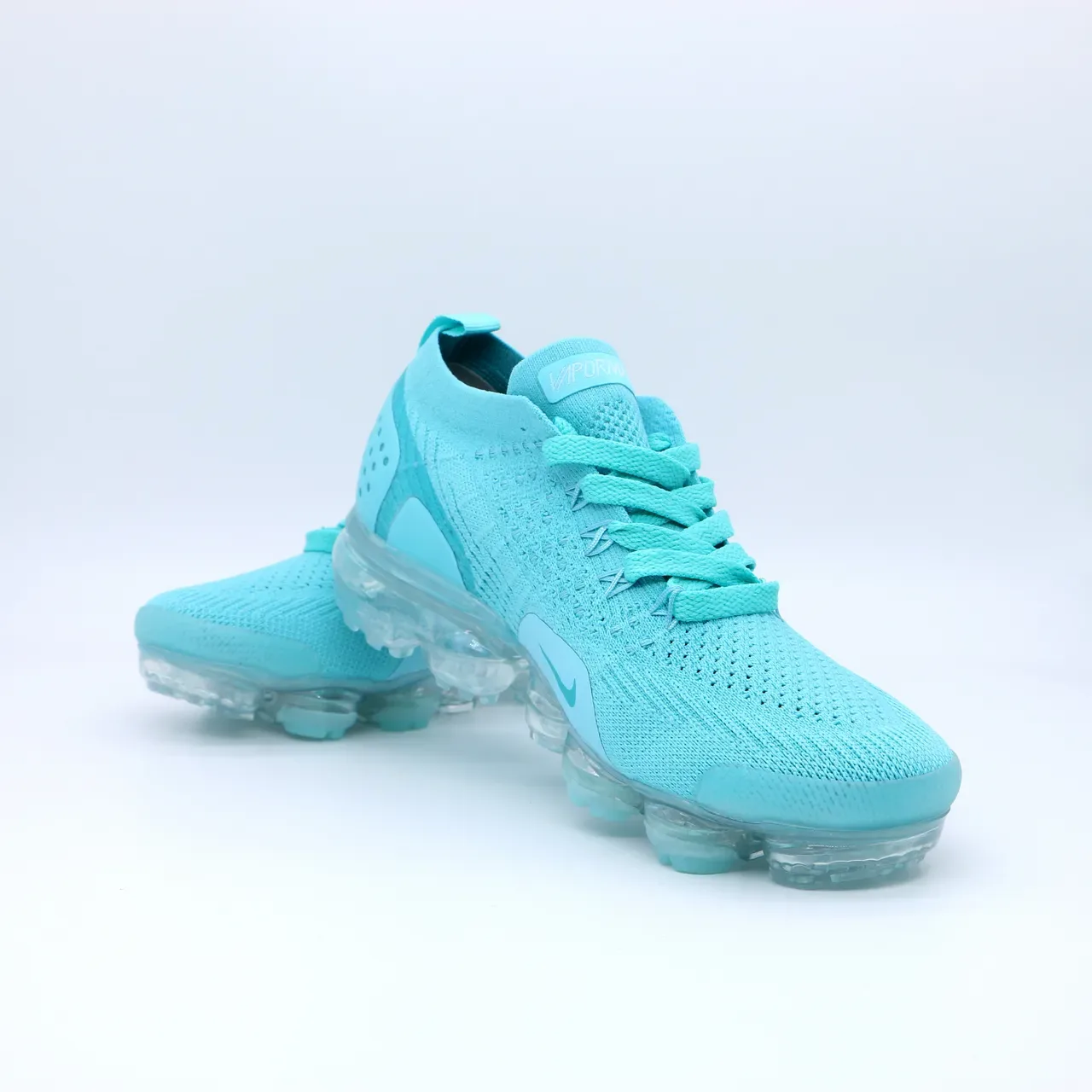 Nike Air VaporMax Turquoise Flyknit Running Shoes 3
