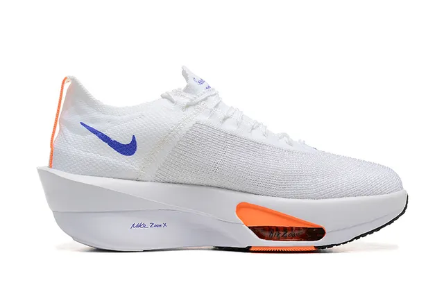 Nike Air Zoom Alphafly White Blue Orange Running Shoes 5