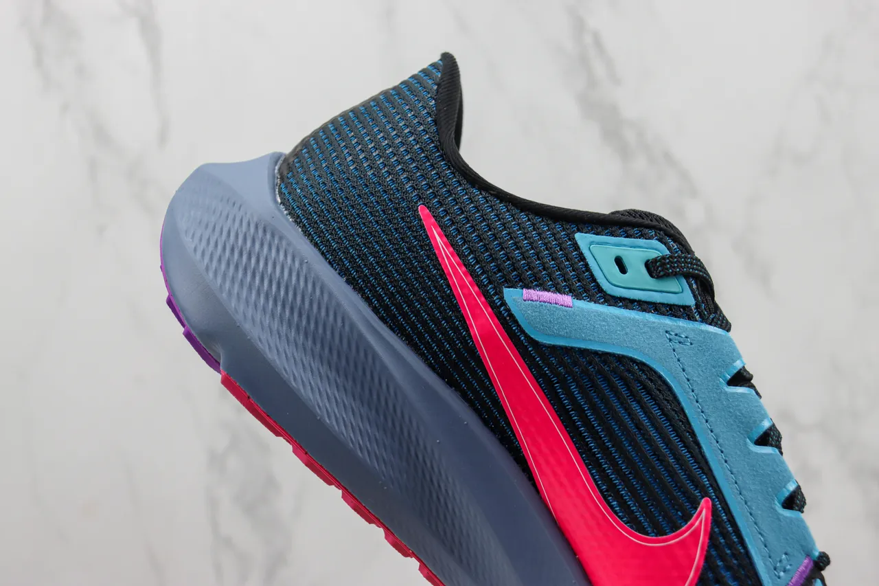 Nike Air Zoom Pegasus 40 Noir Bleu Rose Chaussures de course 5