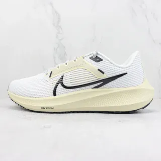 Nike Air Zoom Pegasus 40 White Cream Black Running Shoes