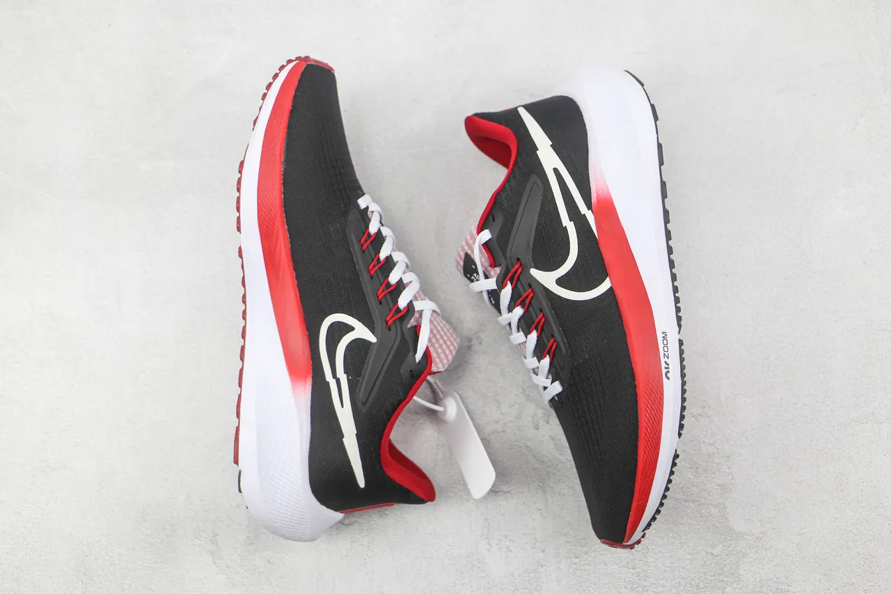 Nike Air Zoom Pegasus Black Red White Running Shoes 2