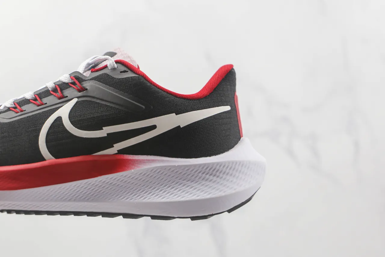 Nike Air Zoom Pegasus Black Red White Running Shoes 7