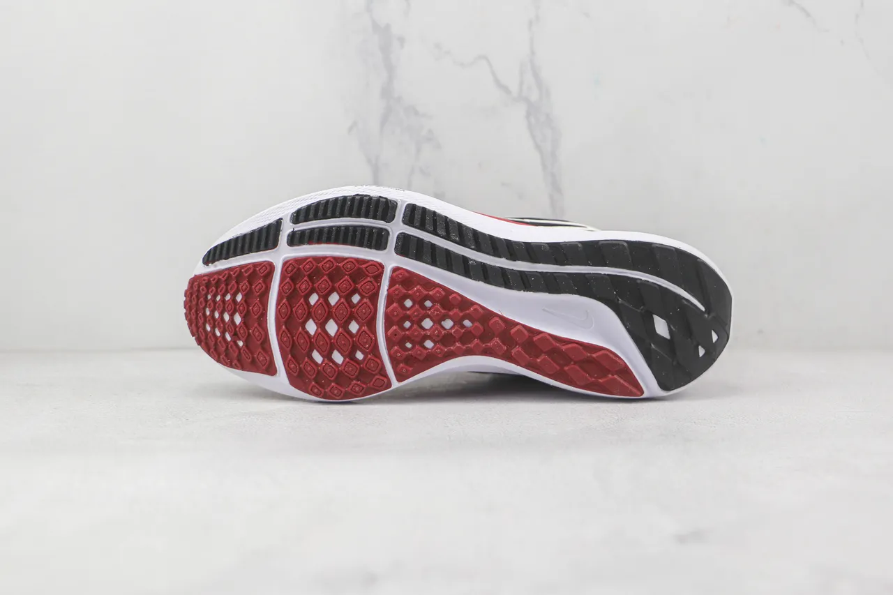 Nike Air Zoom Pegasus Black Red White Running Shoes 8