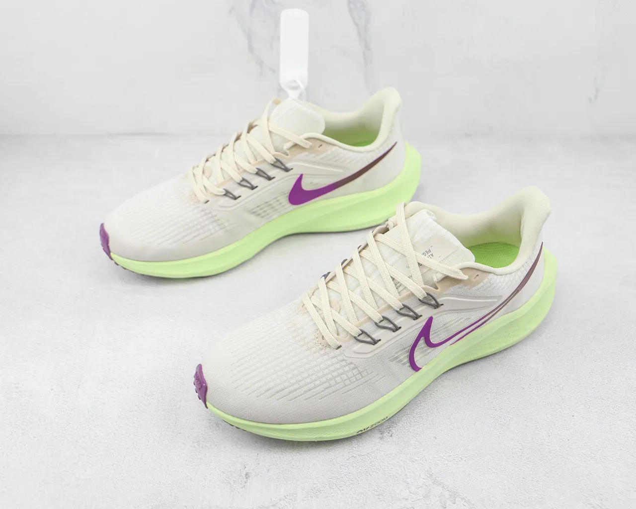 Nike Air Zoom Pegasus Off-White Lime Green Zapatos de correr 4