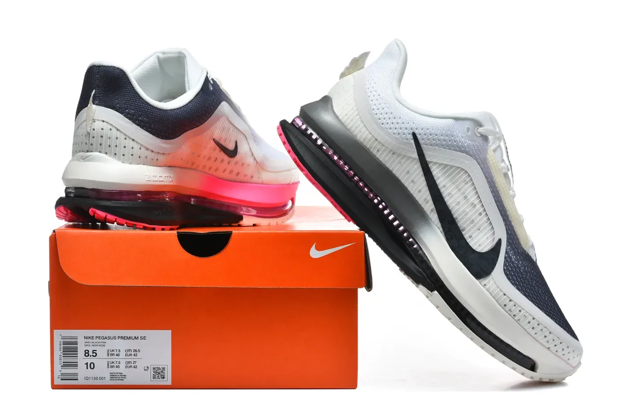 Nike Air Zoom Pegasus White Navy Black Pink Chaussures running 2