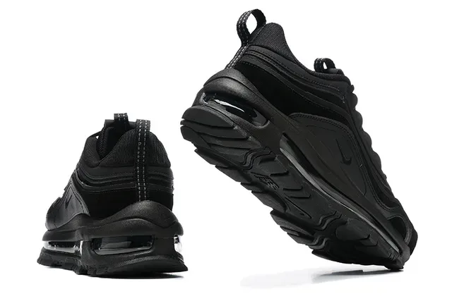 Nike Zapatillas Lifestyle Todas Negras Air Cushion Upper En Capas 2