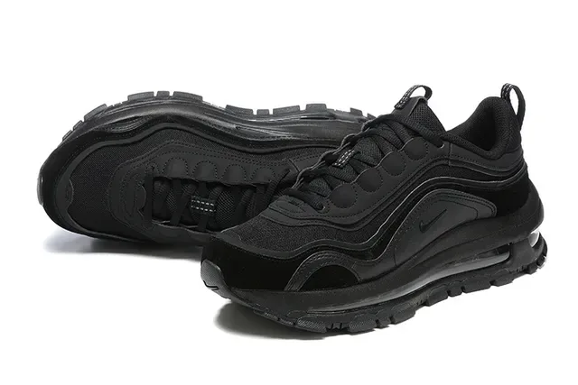 Nike Zapatillas Lifestyle Todas Negras Air Cushion Upper En Capas 4